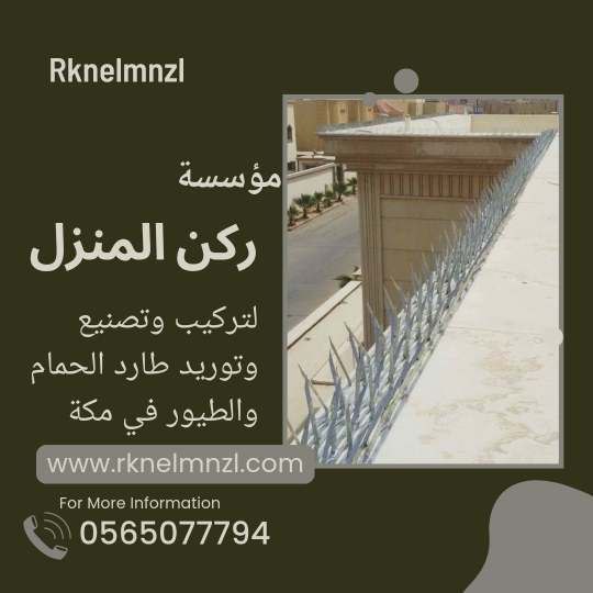 شركة تركيب طارد الحمام بمكة
